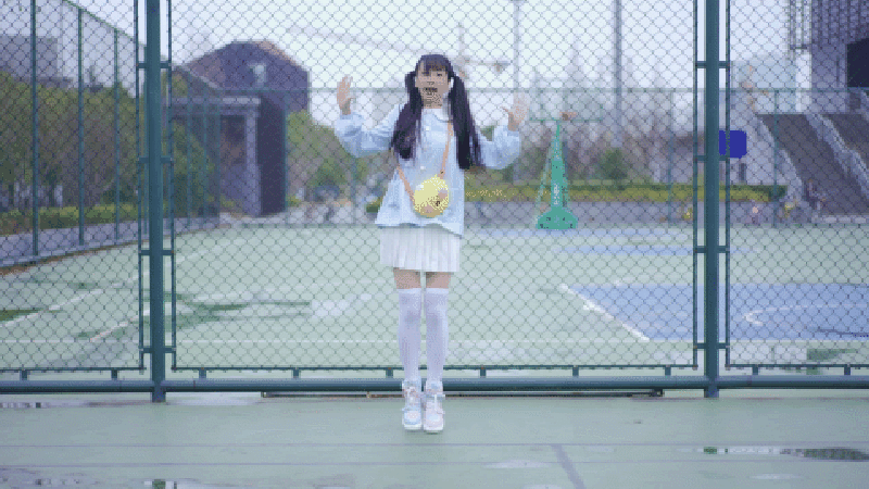 【可心喵】圆脸幼稚园双马尾~世界真美好!