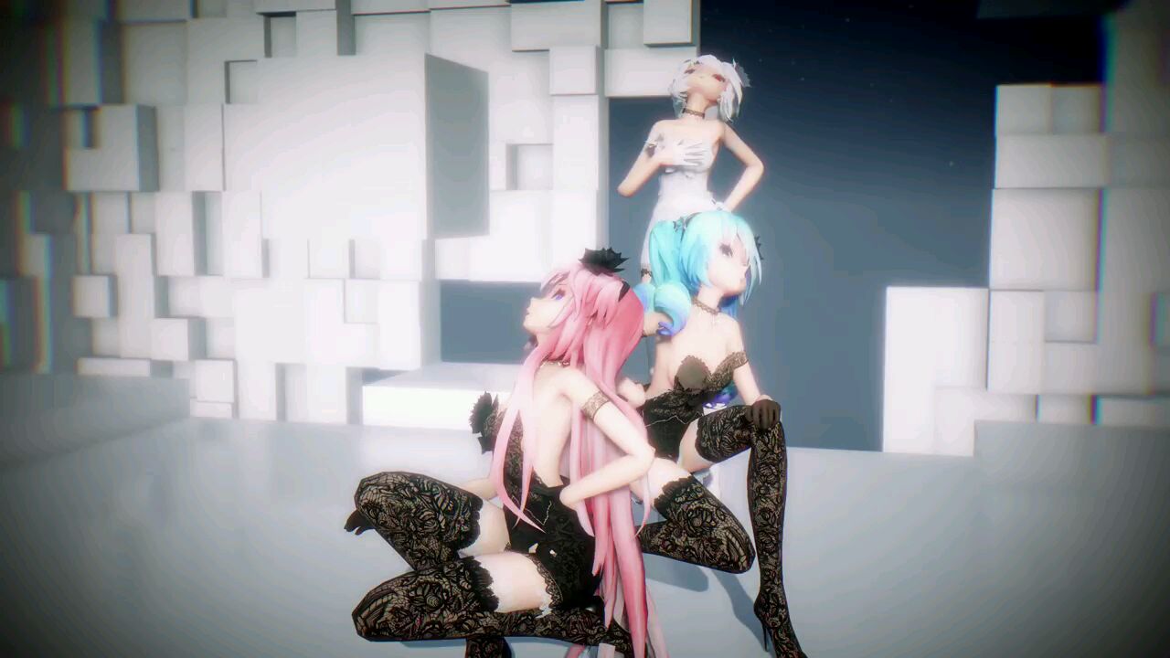 绅士来的真不少【MMD】ライアーダンス【Luka,Miku,Haku】4K UHD