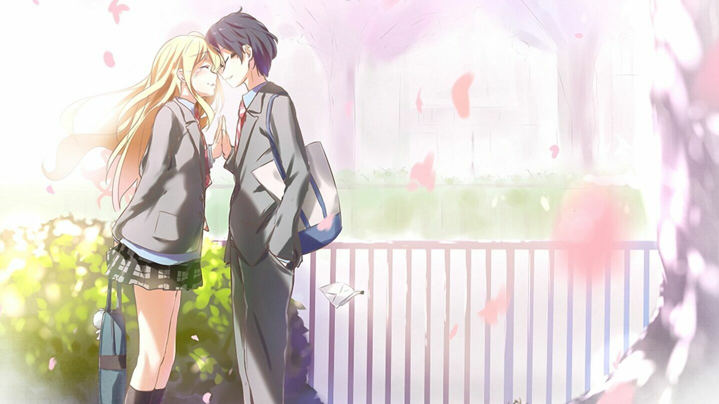 【四月は君の嘘】"我是否住进你的心房了呢""连鞋都没脱就住进来了呢"