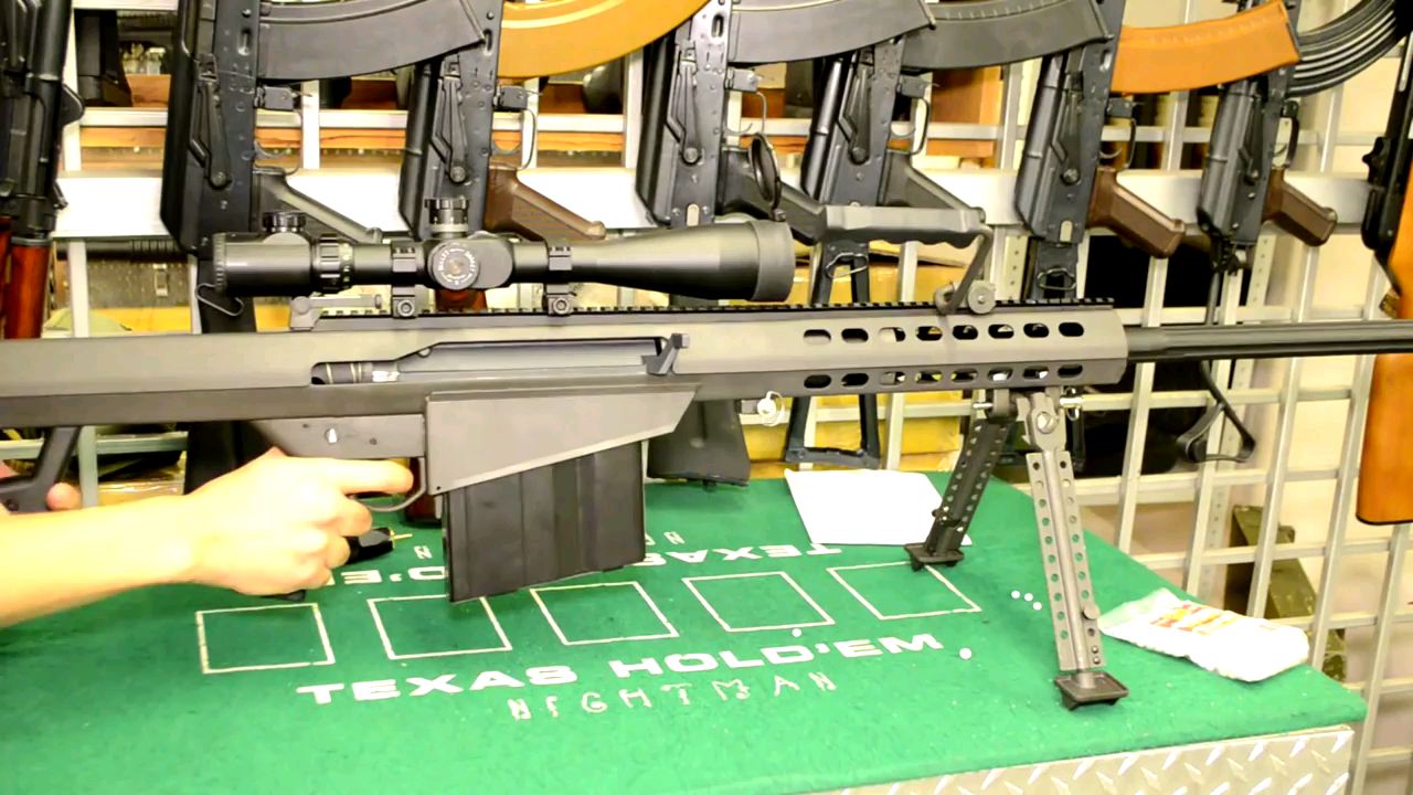 Airsoft Barrett M107 shell ejecting GBB