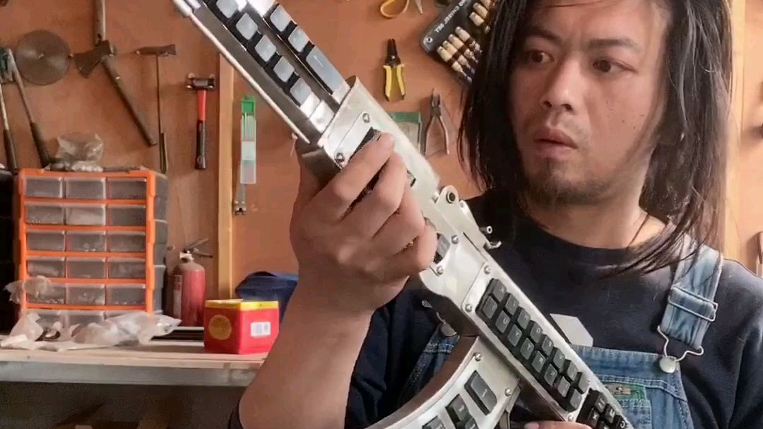 自制不锈钢AK47键盘