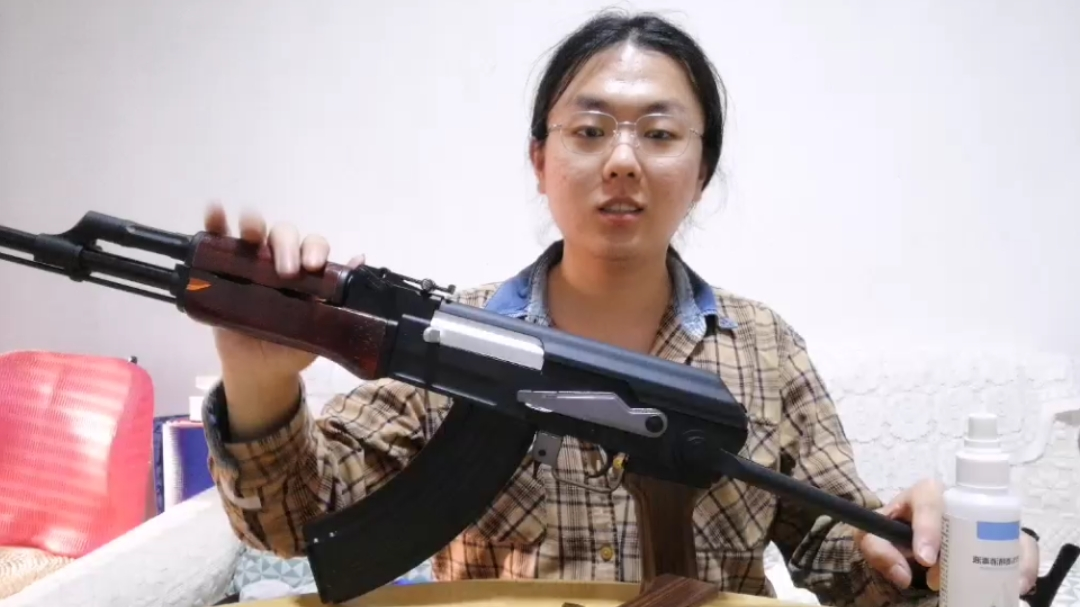 (水弹)仁祥三代aks47 木制护木改装教学