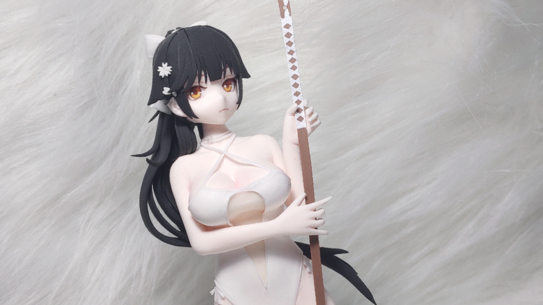 【子墨手作】碧蓝航线獒泳装沙滩狂想曲粘土手办同人教程