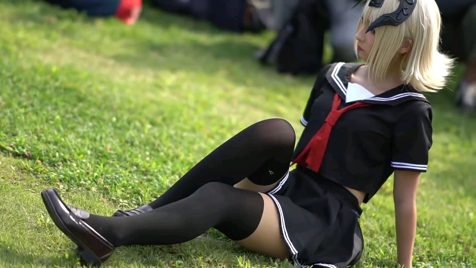 「元气满满」少女 JK 制服,黑贞穿上它简直像我老婆!