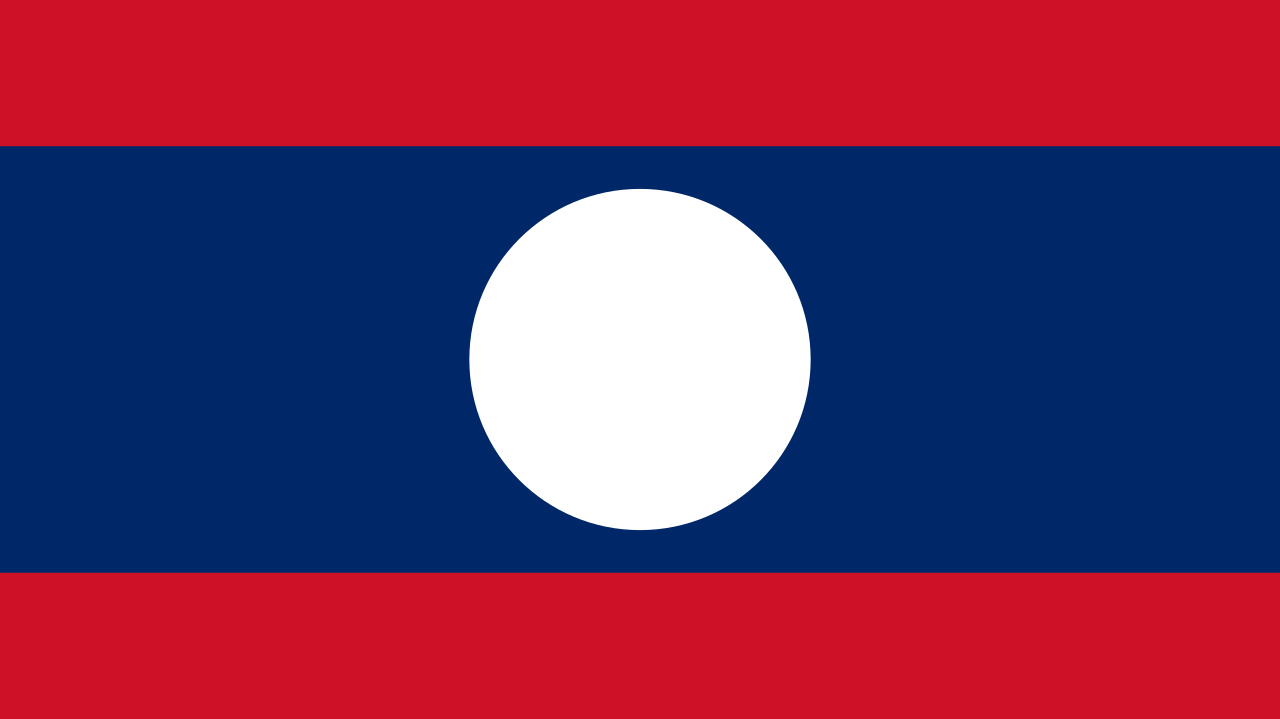 老挝王国国旗图片