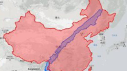 假如智利是中国的一个省,在地图长有多长?