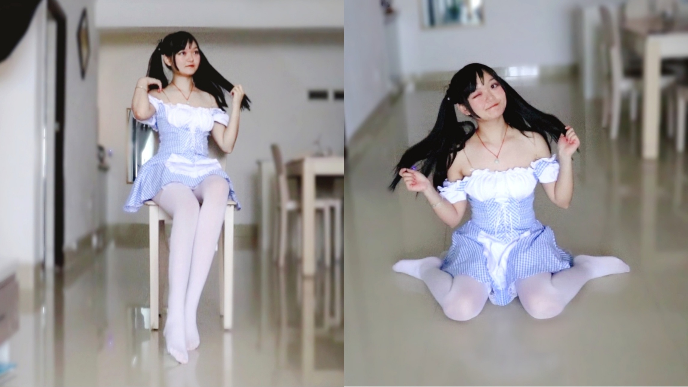 爸妈不在家系列!女仆装蹦迪 Tara 完全疯了【北宫翎】