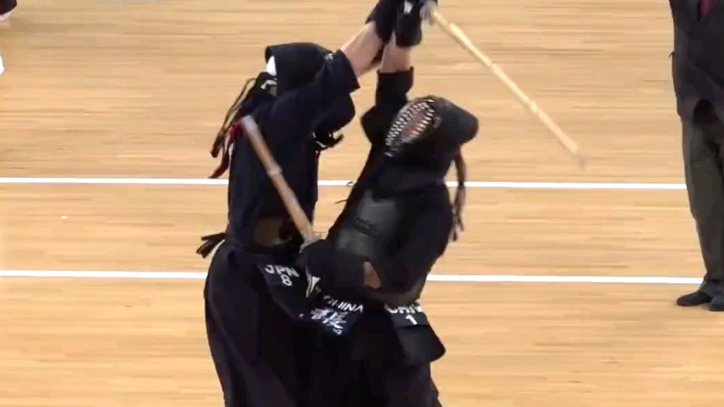 中国剑道男团vs日本剑道男团