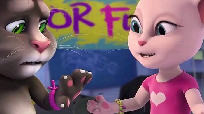 我的汤姆猫和安吉拉的友谊