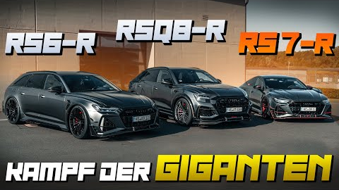 RS6-R vs. RS7-R vs. RSQ8-R |对比测试
