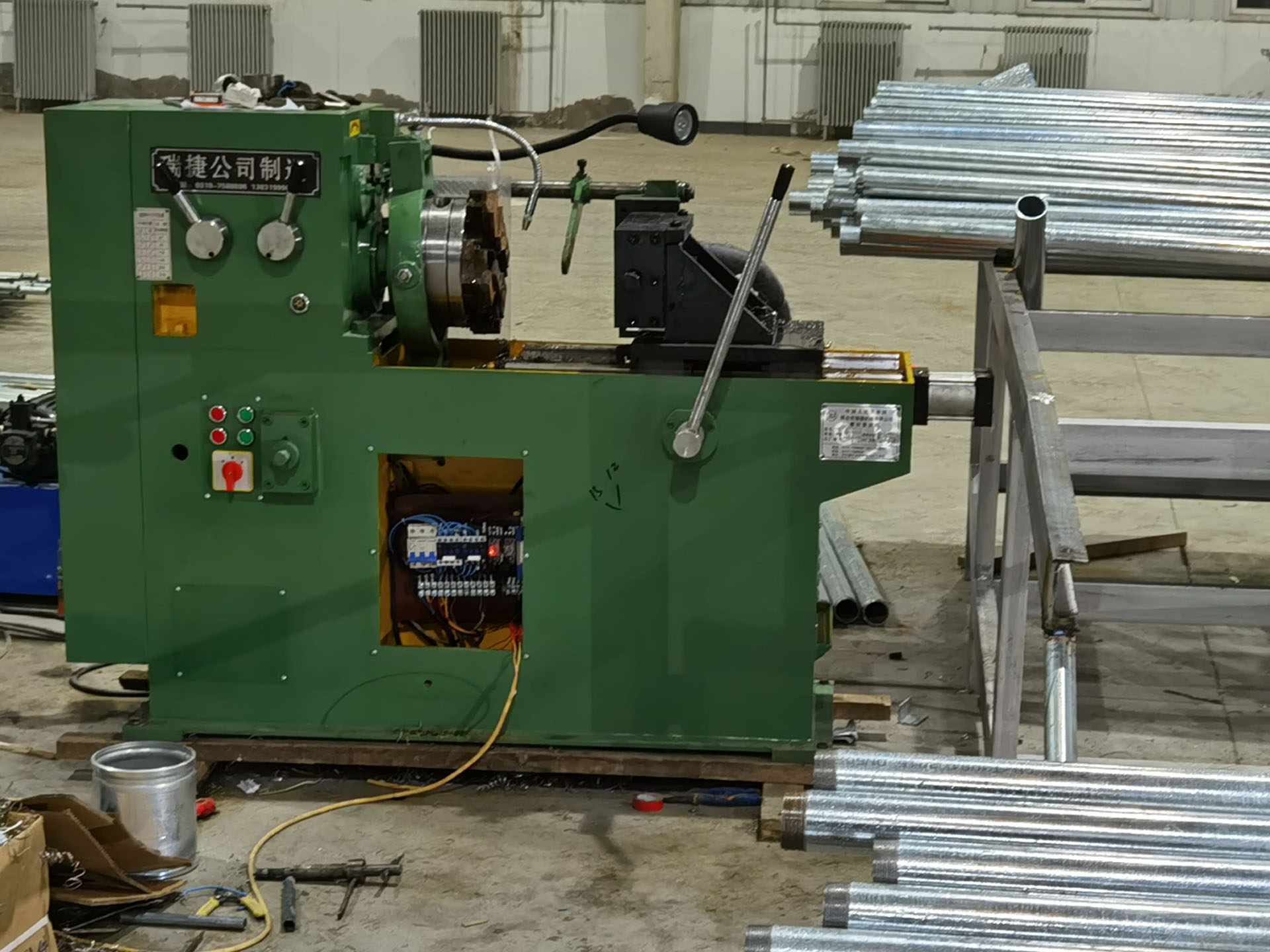 河北钢管套丝机