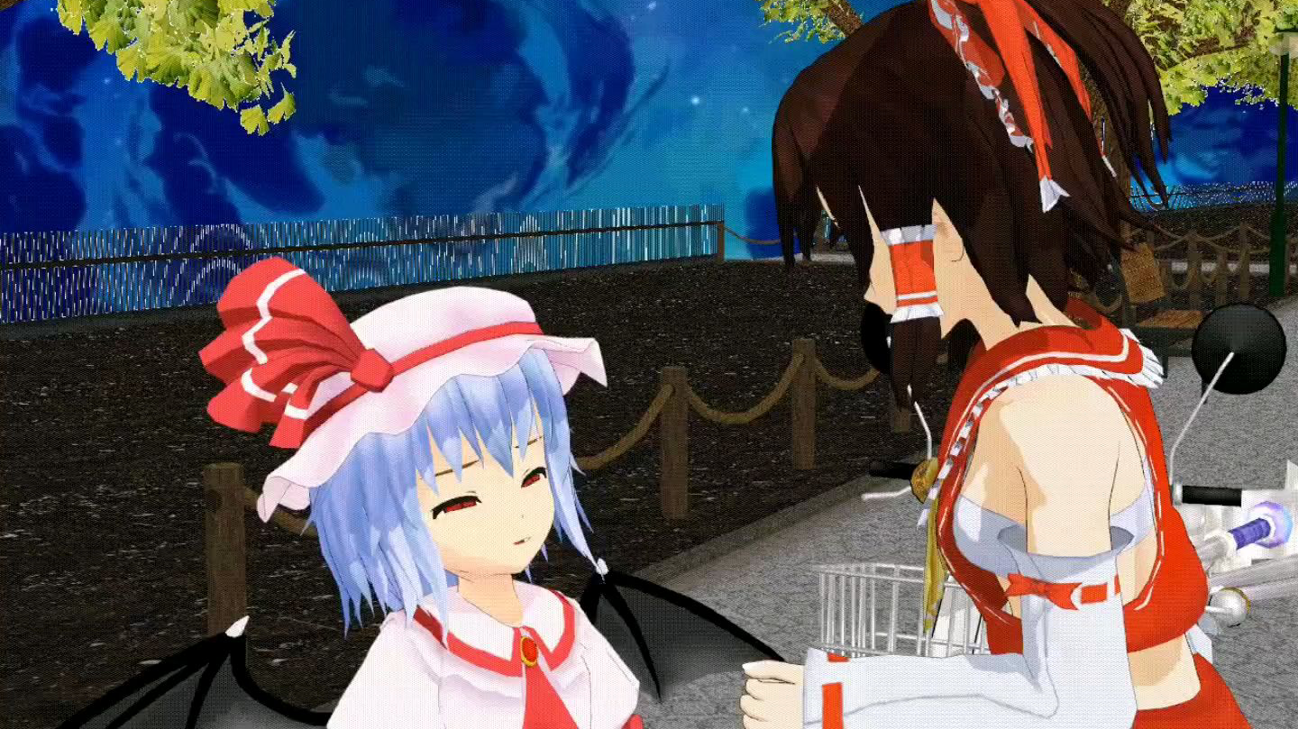 【东方mmd】灵梦遇到想去二仙桥的蕾咪大小姐