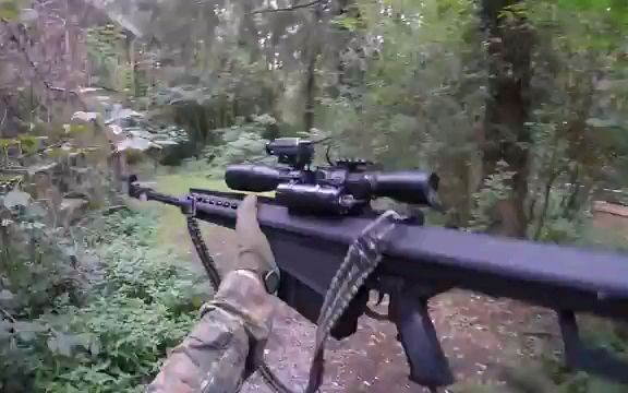 【Airsoft】海外手持巴雷特玩具下场