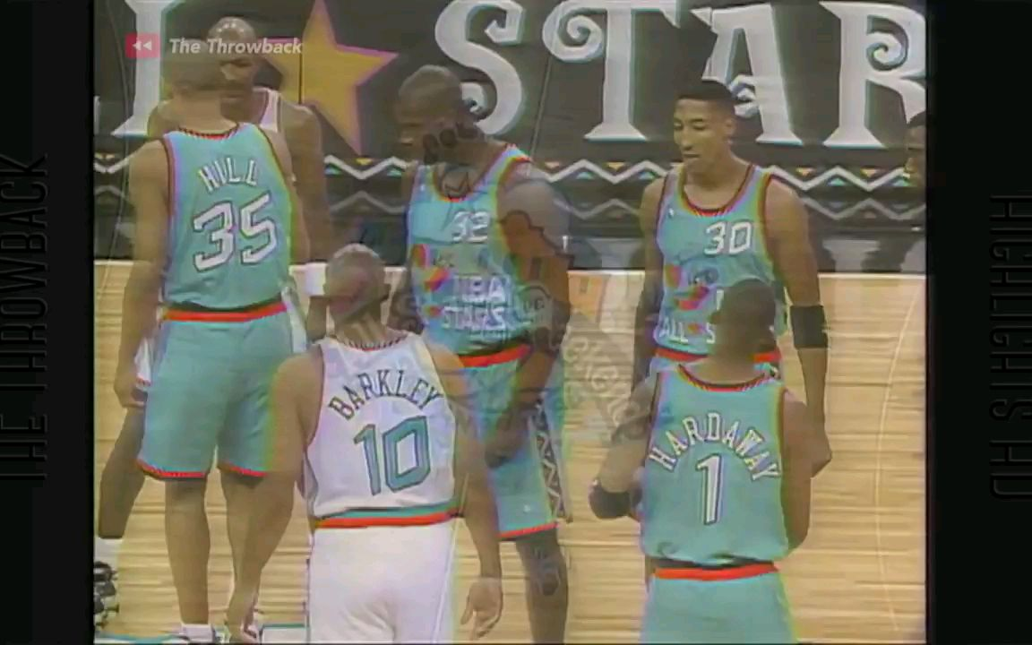 1996NBA全明星正赛高光集锦!