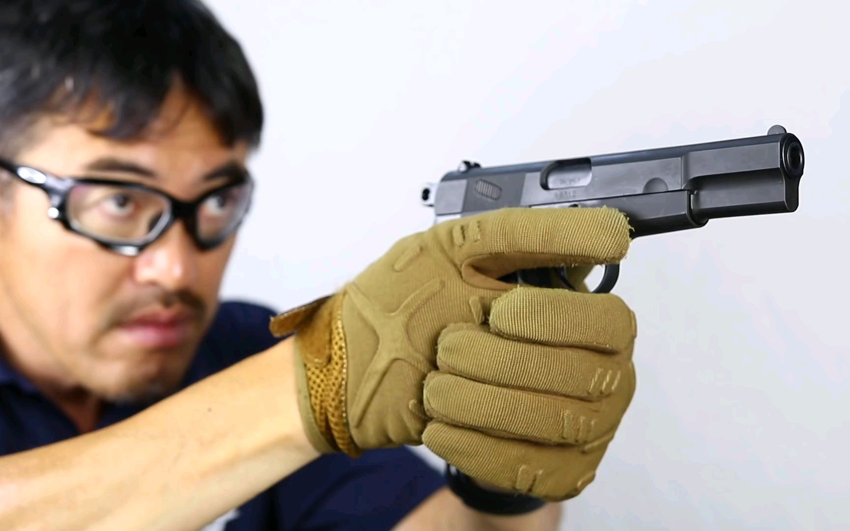 【壕堺大叔】勃朗宁HP M1935 GBB射击测试