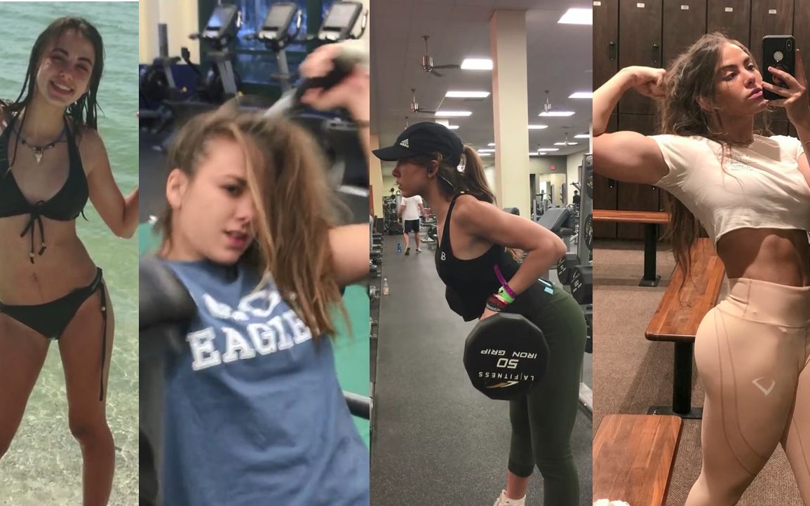 18-21,斯文女生健身3年的变化