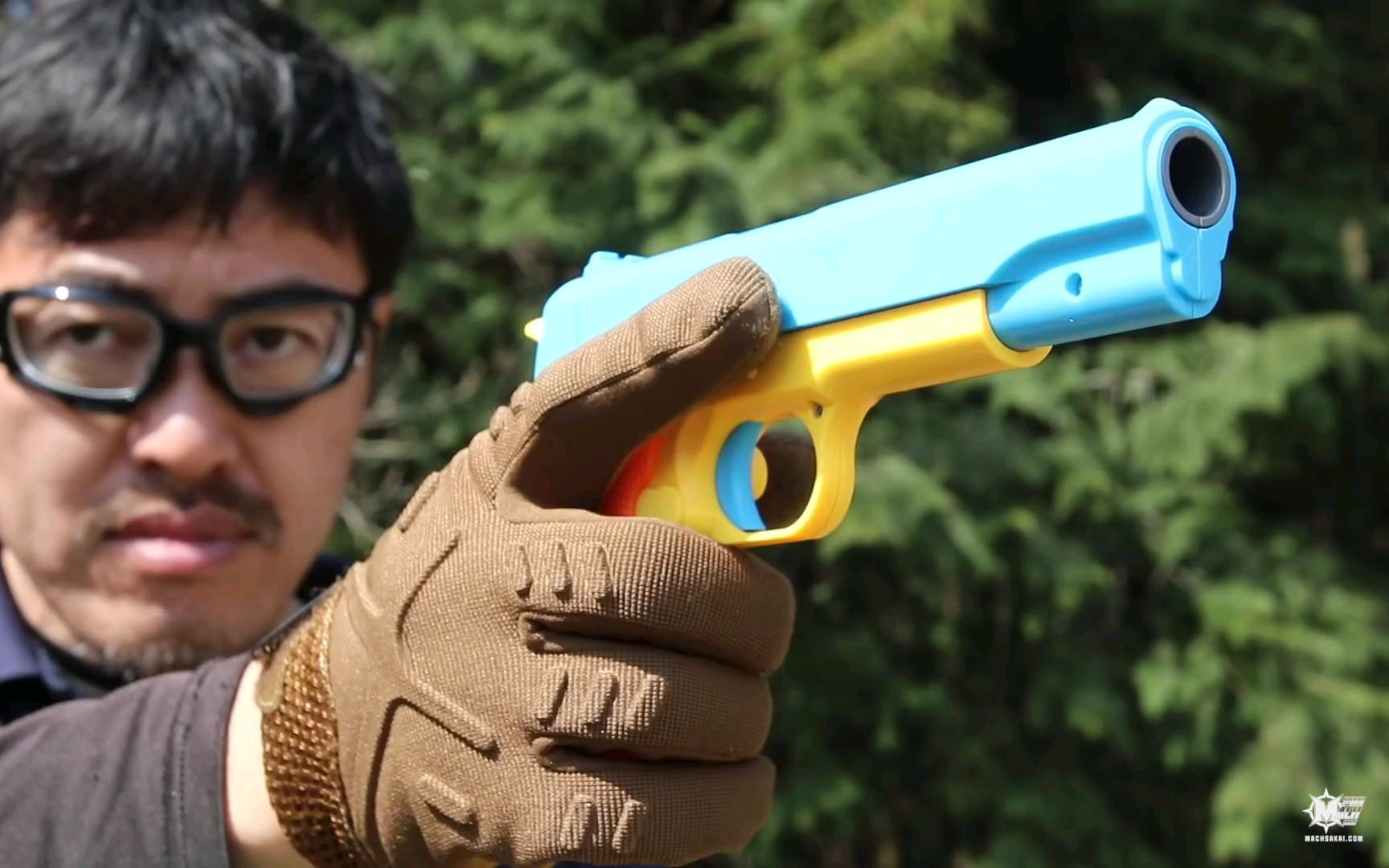 【壕堺大叔】软弹NERF1911开箱试玩