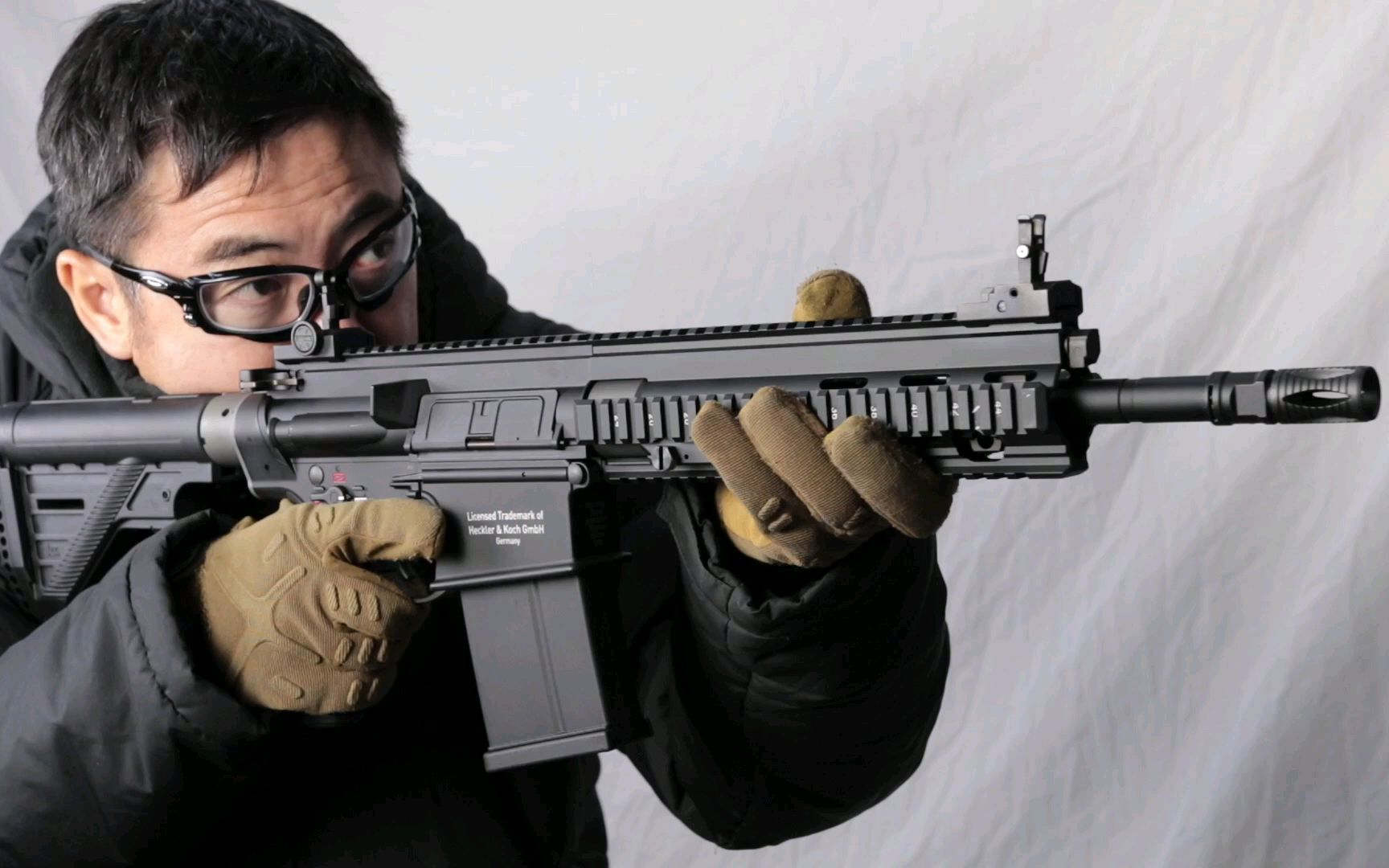 【壕堺大叔】KSC HK417A2 气动回膛玩具枪测评