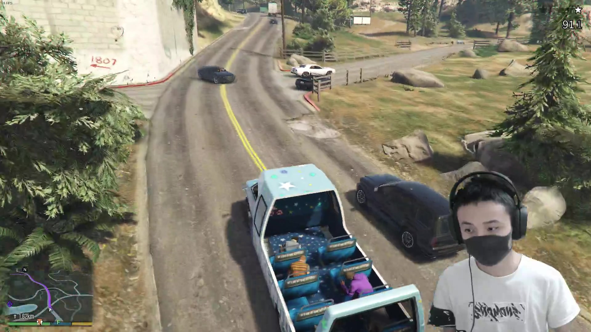 【gta5】挟持5个人质,警察敢不敢对我开枪?