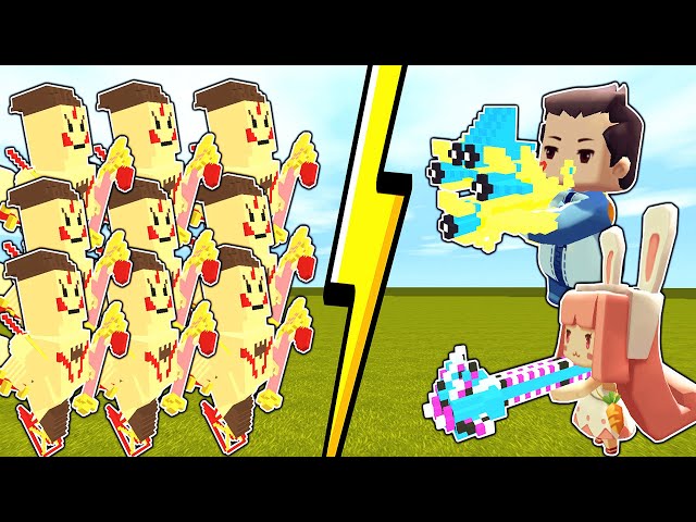 【木鱼】迷你世界: 趣味对战地图,大战上千只魔童哪吒!