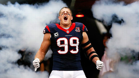 【JS中字】NFL超人球员J.J. Watt恐怖的身体素质
