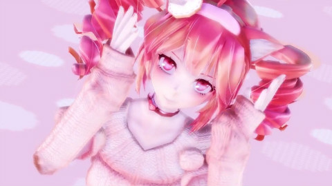 【MMD】超萌甜美猫耳TETO - メランコリック