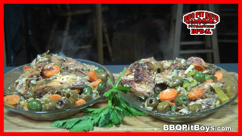 【soso字幕】美国佬土豪BBQ吃法 橄榄炖兔肉 @Sofronio
