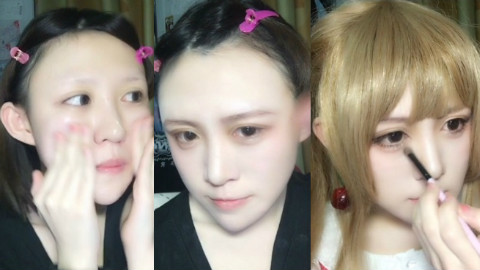 【化妆过程】自己穿LOLITA时常用的万能妆(可当妹子cos妆,非一般向日常妆)