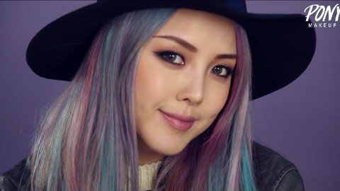 【叁哥搬运工】PONY Matte Mauve Smoky Makeup - 烟熏哑光淡紫妆容