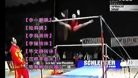 由于太神化,中国被禁止的体操动作