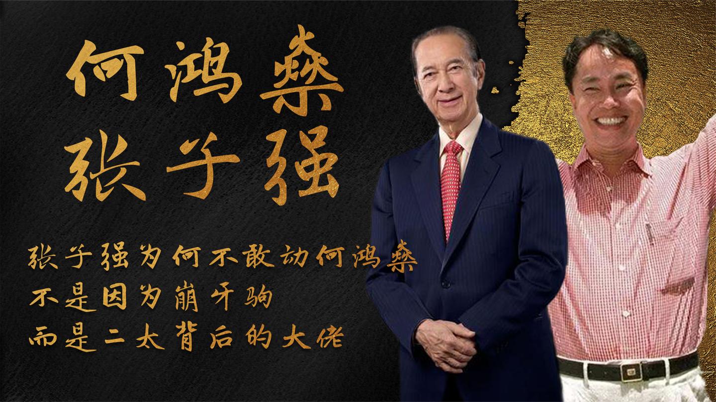 张子强为何不敢动何鸿燊? 不是因为崩牙驹, 而是二太背后的大佬