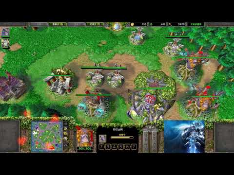 【翻盘点常在】魔兽争霸大帝解说 moon vs kaho tr