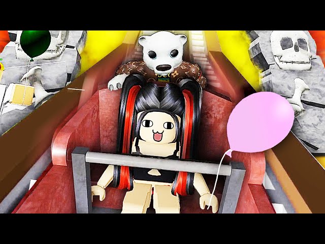 roblox逃離馬戲團 爆笑兄妹坐上驚險的骷髏過山車逃生!屌德斯小熙