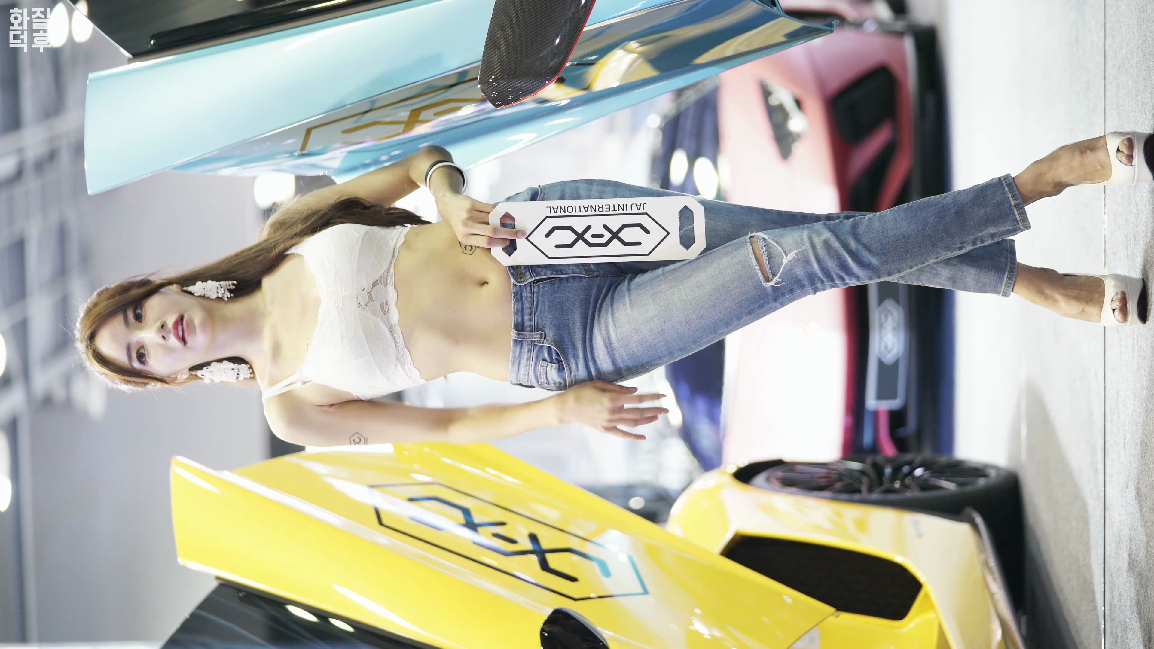 2019 韩国车模现场直拍 Racing Model Im Sola 4K