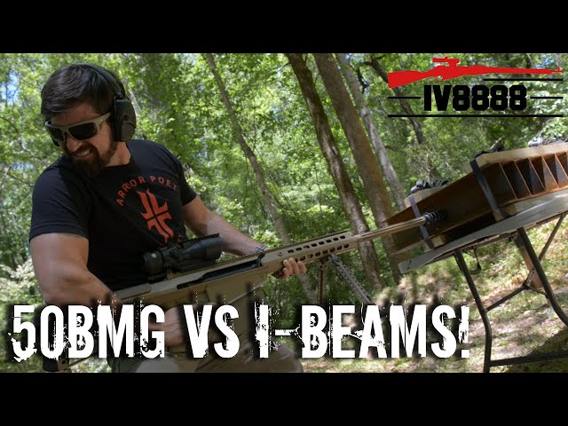 50bmg vs steel i-beams!
