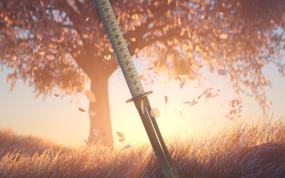 坠好看的游戏CG和宣传视频: 武士与忍者