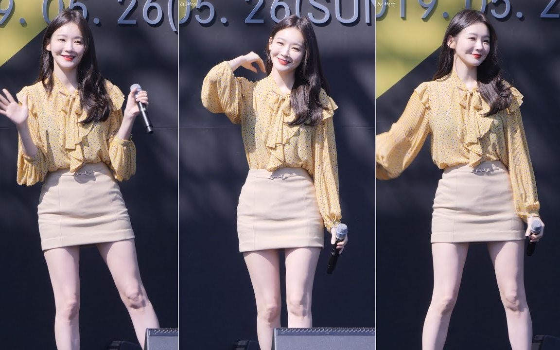 【直拍】DaVichi 姜敏京 包臀裙盆骨曲线真的绝《乌龟》190526