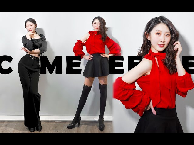【美豚】come see me - aoa dance cover 4k | red & black costumes