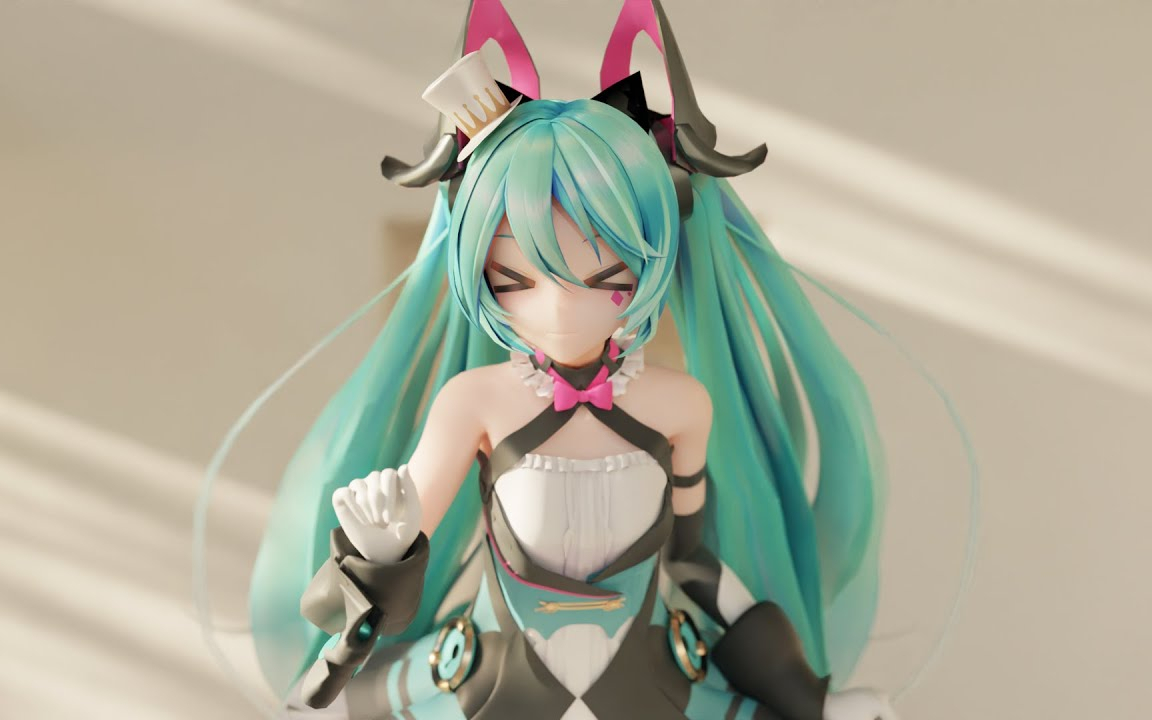 【Cycles/MMD】クローバー・クラブ / Clover Club - MIKU