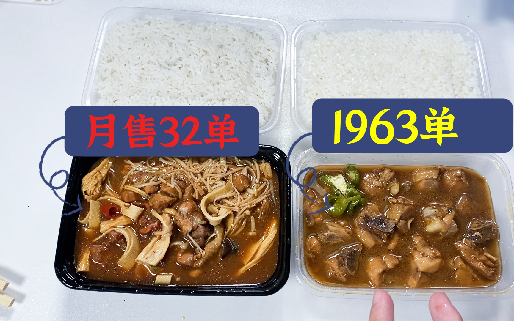 外卖销量相差60倍的黄焖鸡米饭,差别真的有那么大吗!