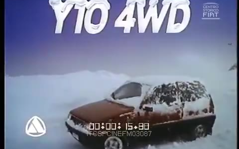 【意大利广告】1986年意大利奥托比安希Y10四驱版汽车广告