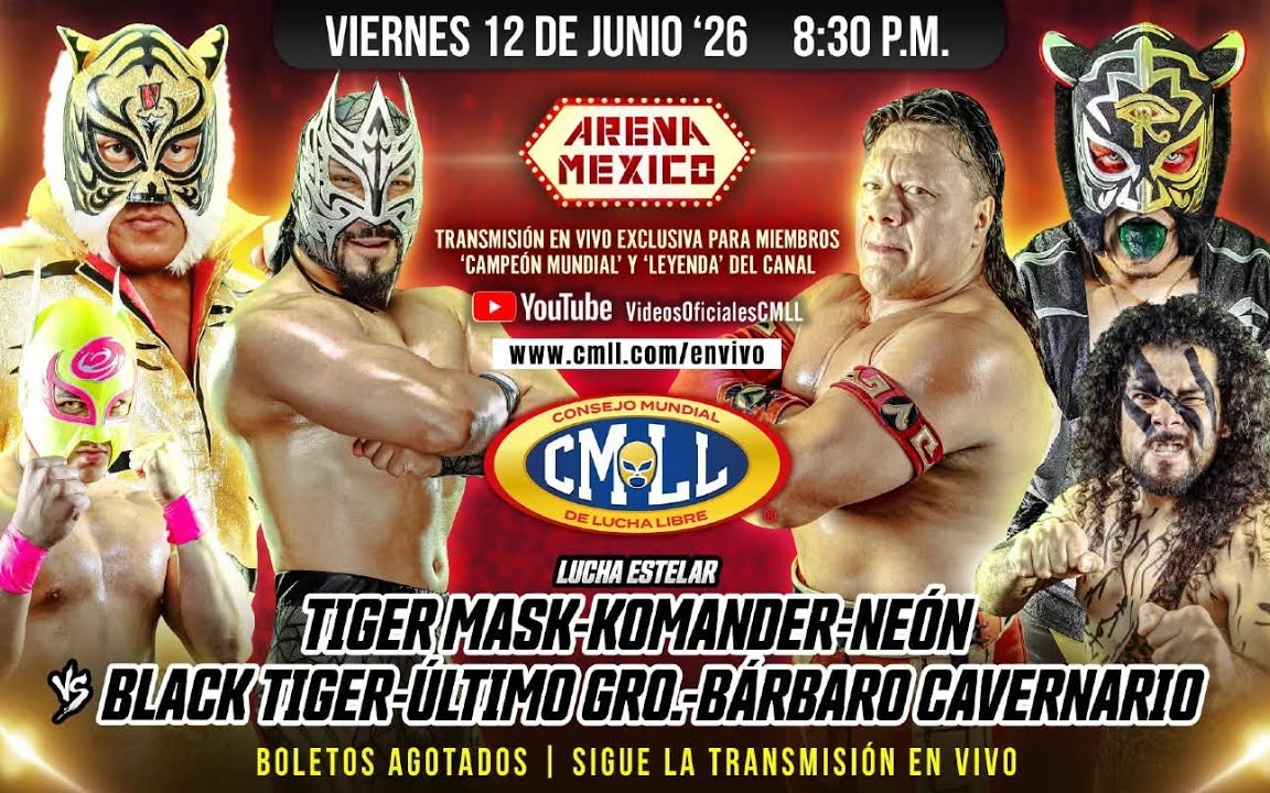 CMLL Viernes Espectacular 2026.06.12