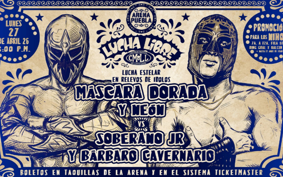 CMLL Lunes Arena Puebla 2026.04.27