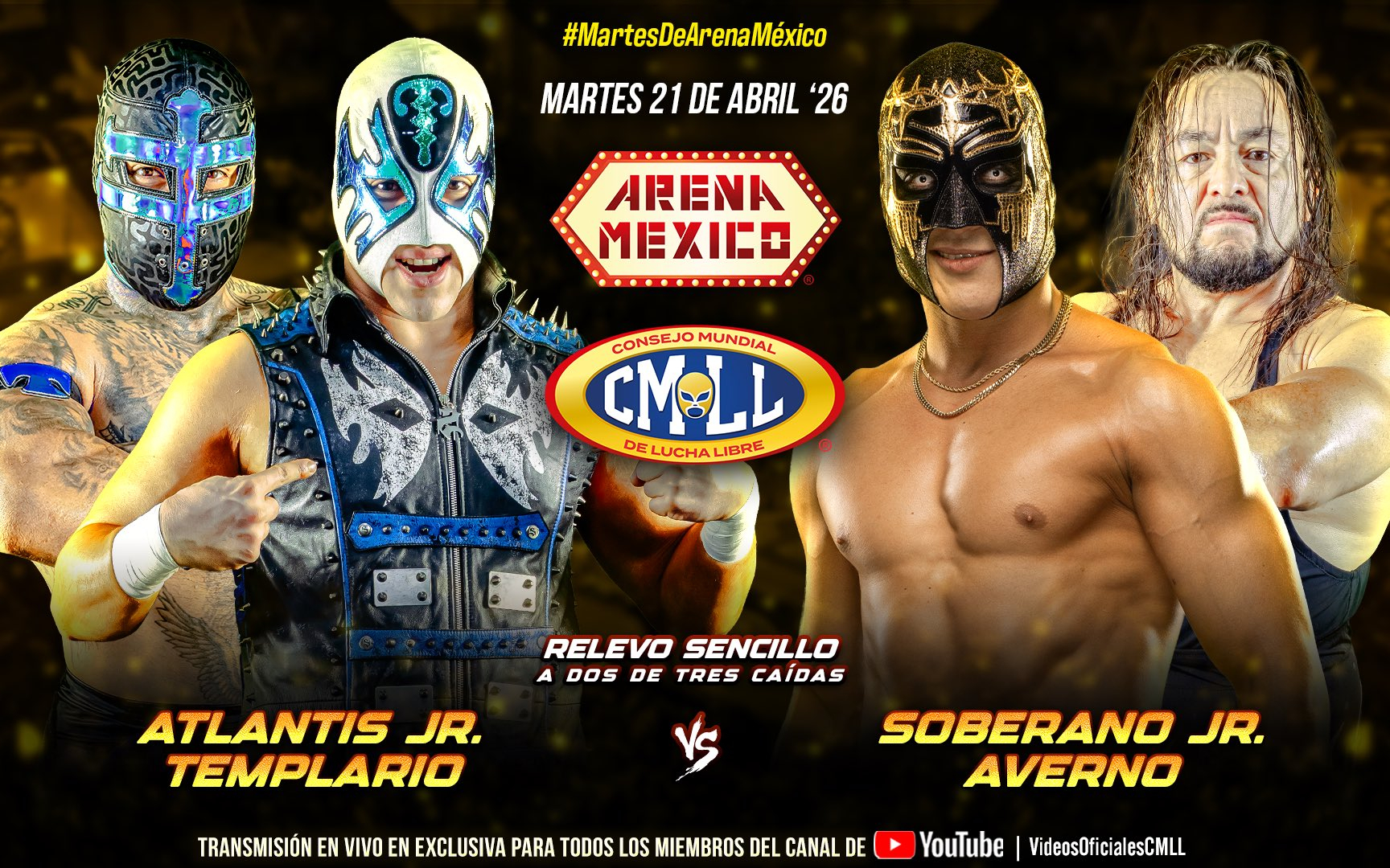 CMLL Martes Populares 2026.04.21