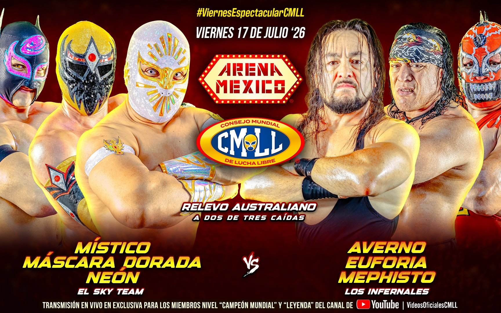 CMLL Viernes Espectacular 2026.07.17