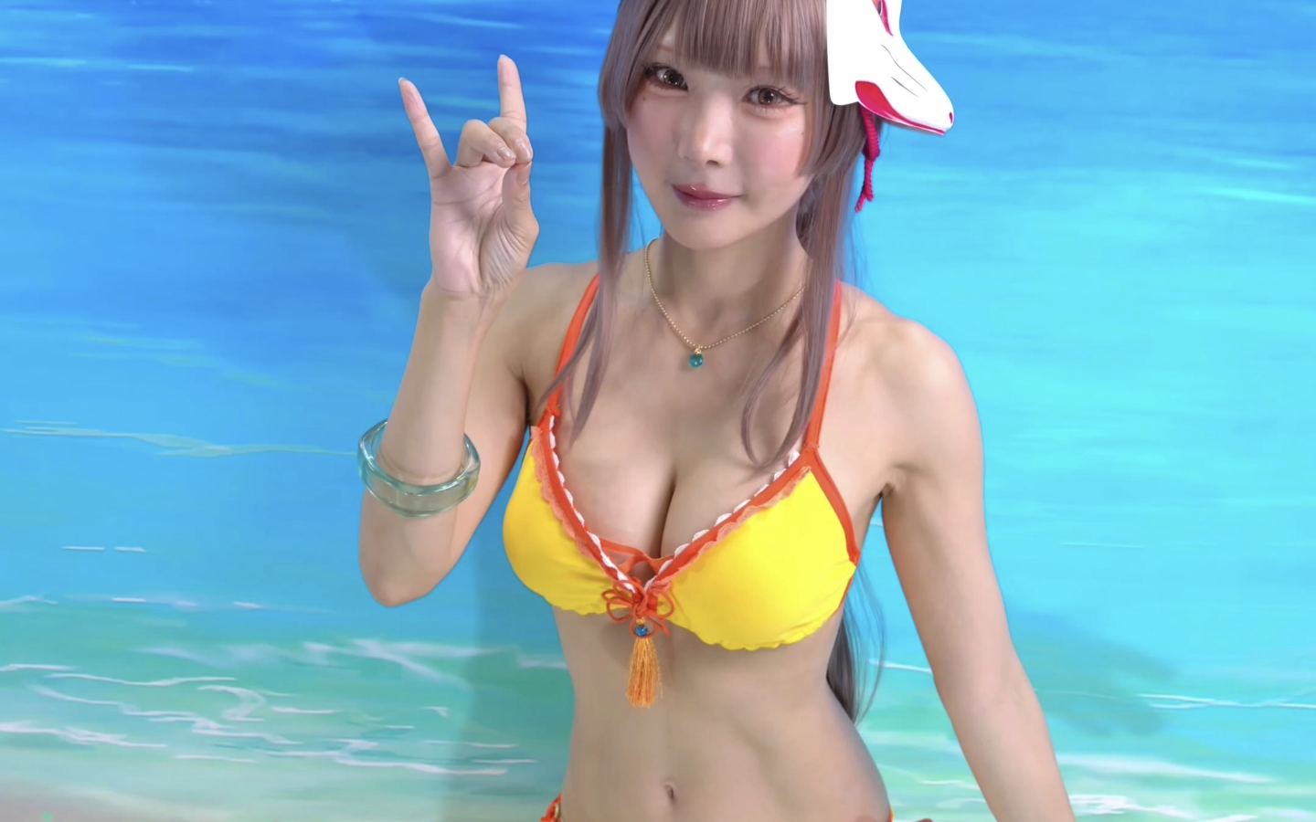 美也泳装COS简直…离谱！