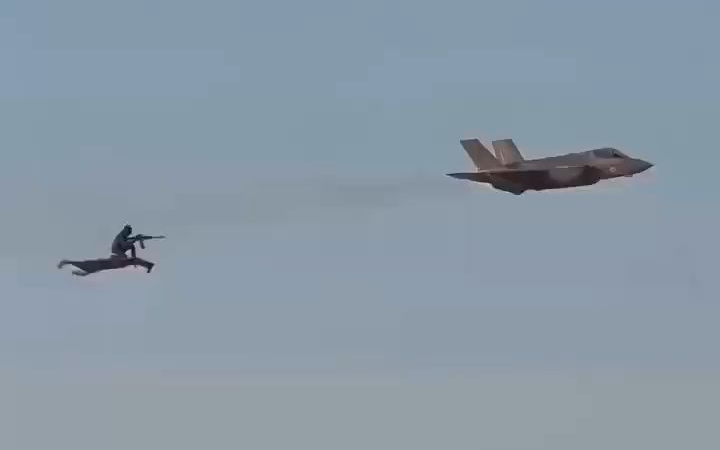 伊朗空战真实画面(