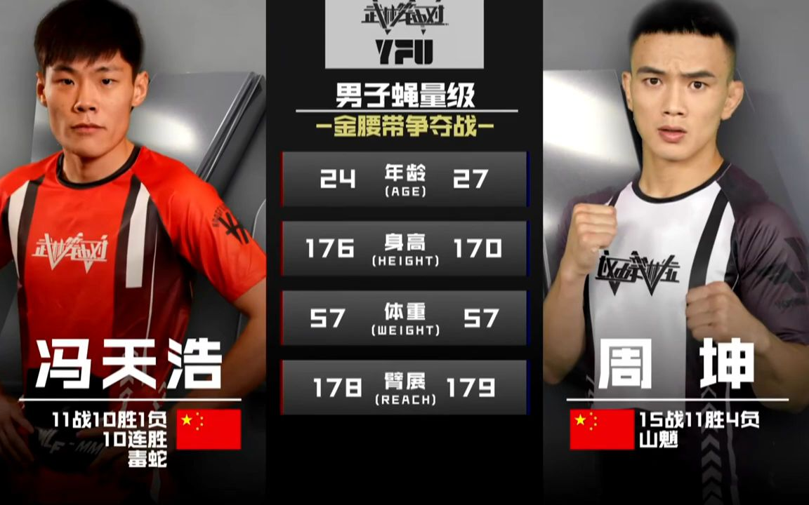周坤VS冯天浩二番战