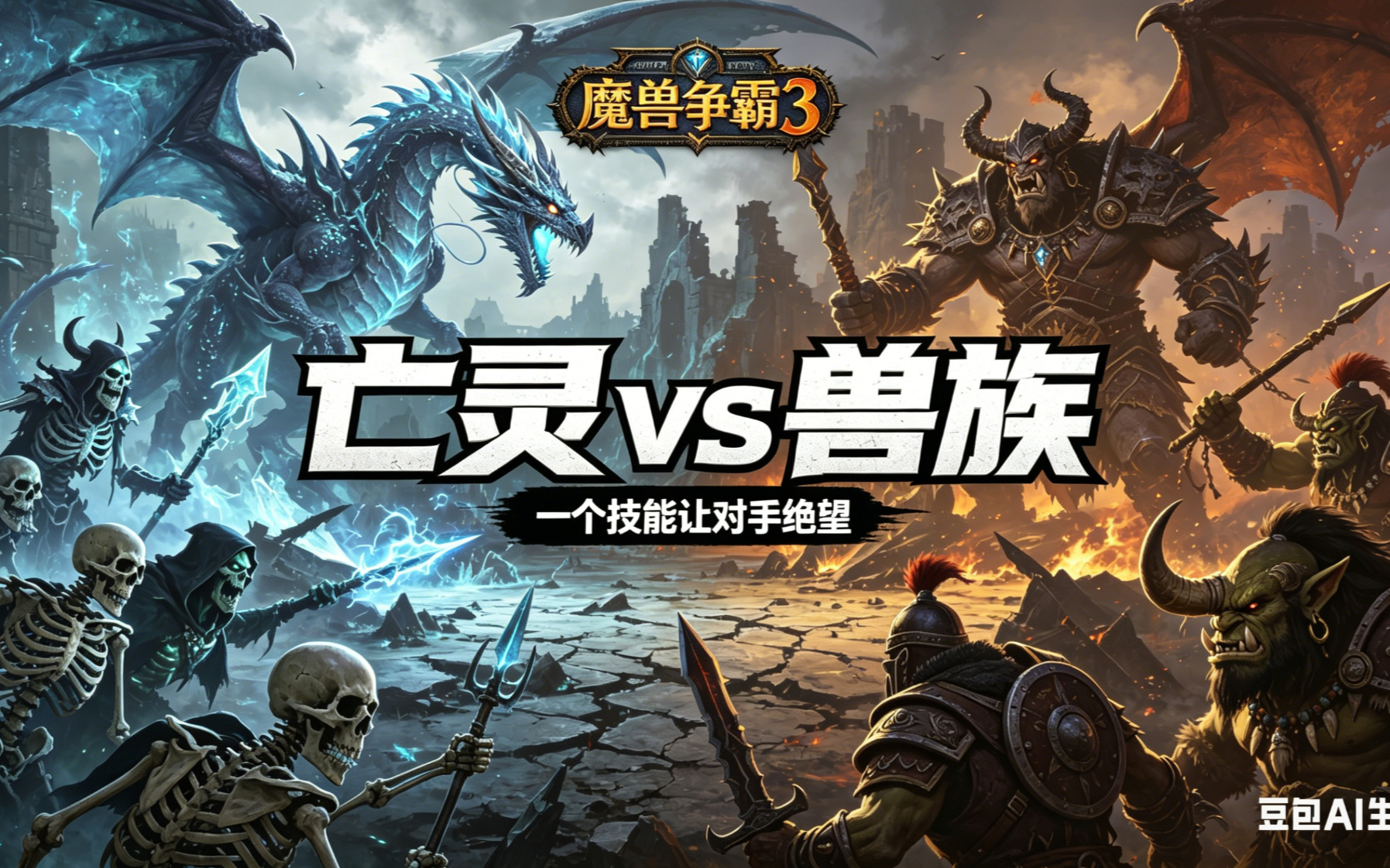 一个技能让对手绝望 魔兽争霸xiaoy解说120 focus