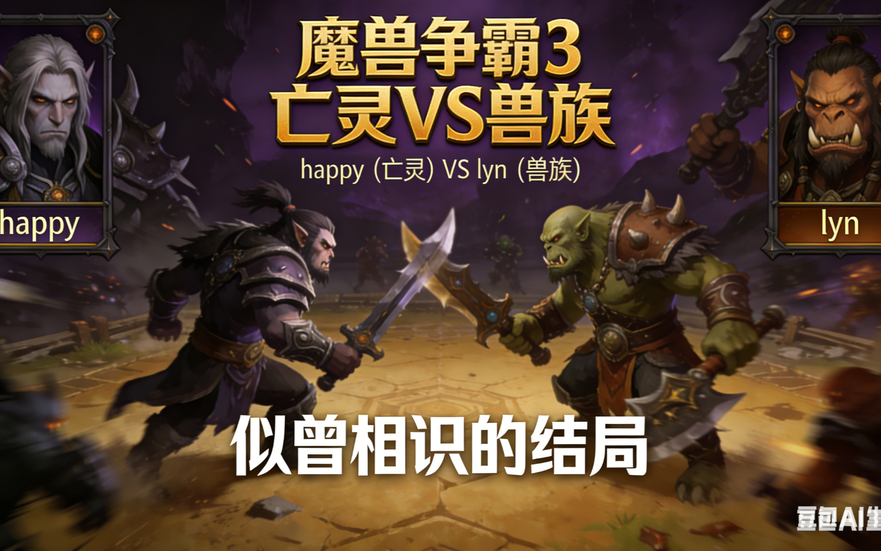 似曾相识的结局 魔兽争霸xiaoy解说happy lyn Fel Pit